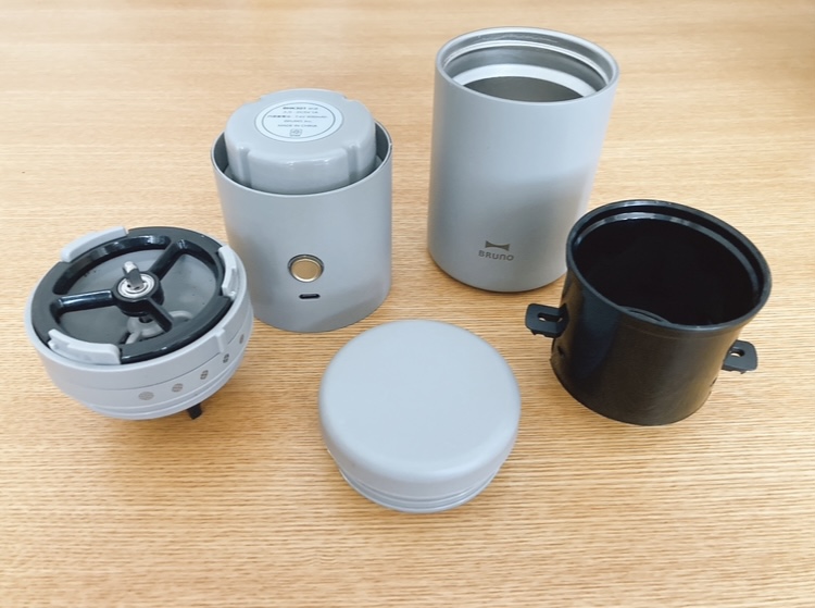 BRUNOパーソナル電動ミルコーヒーメーカーのパーツ