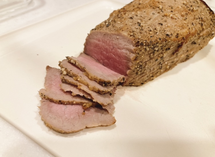 ローストビーフが完成したところ