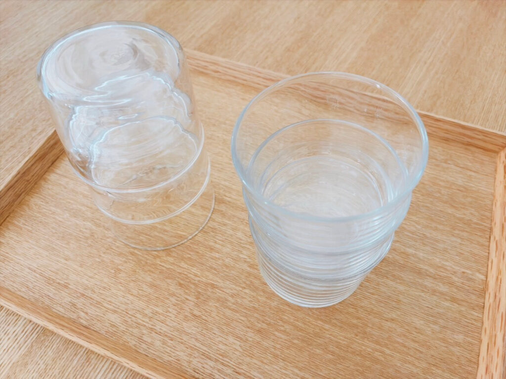 重ねて収納できるボデガグラス
